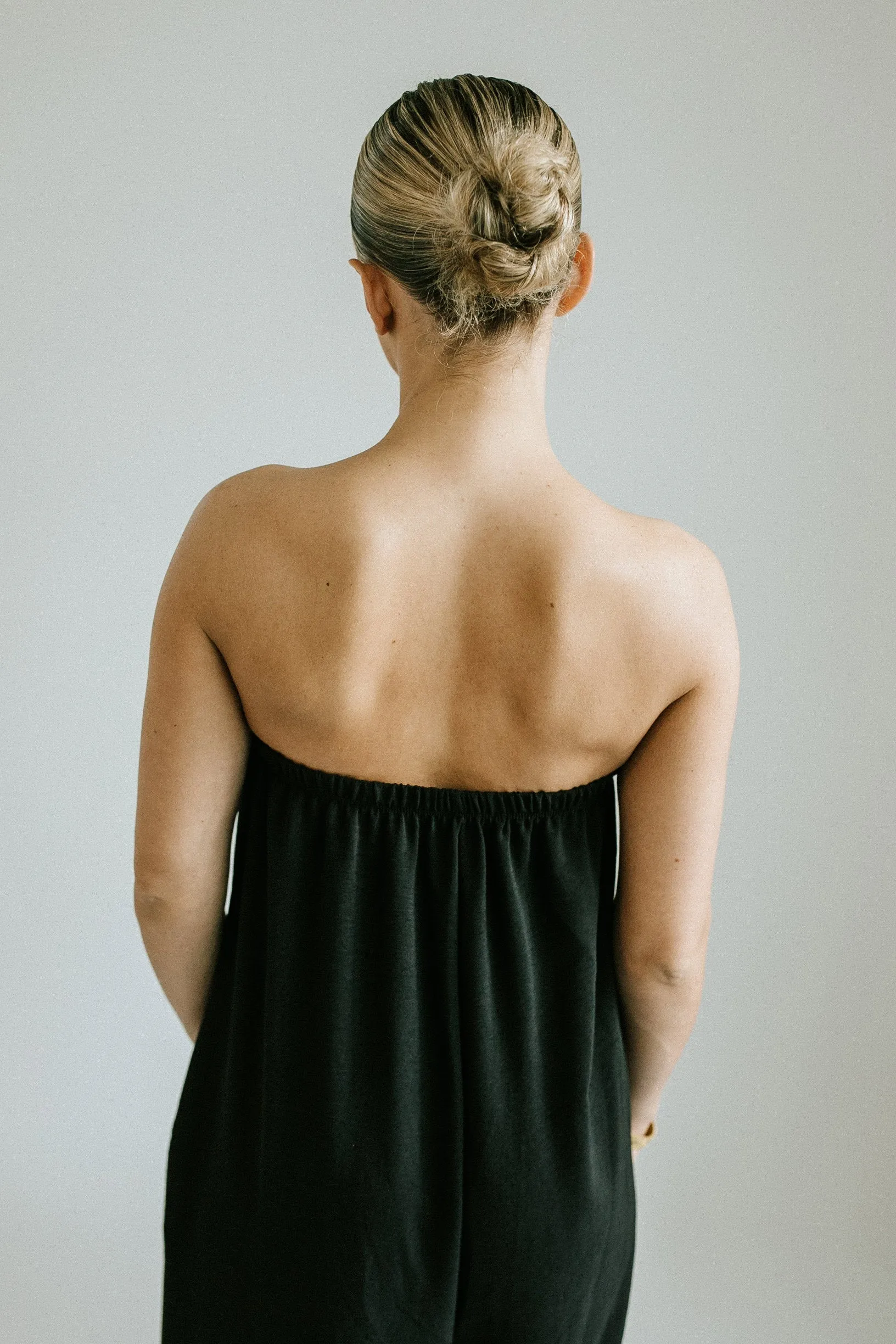 Annabelle Strapless Jumpsuit - Black