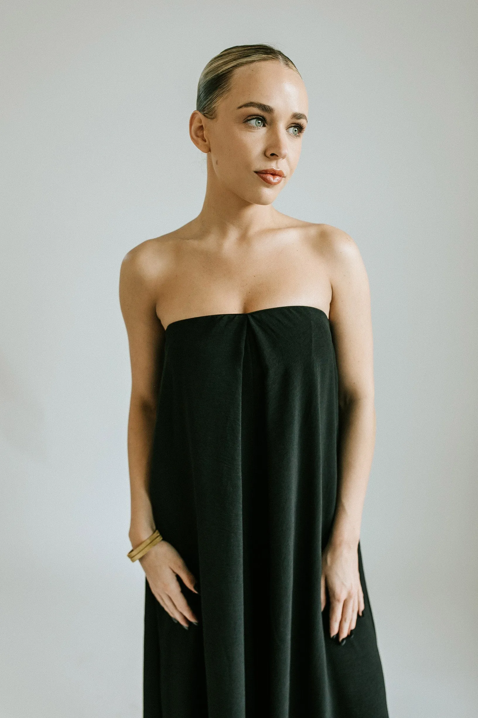 Annabelle Strapless Jumpsuit - Black