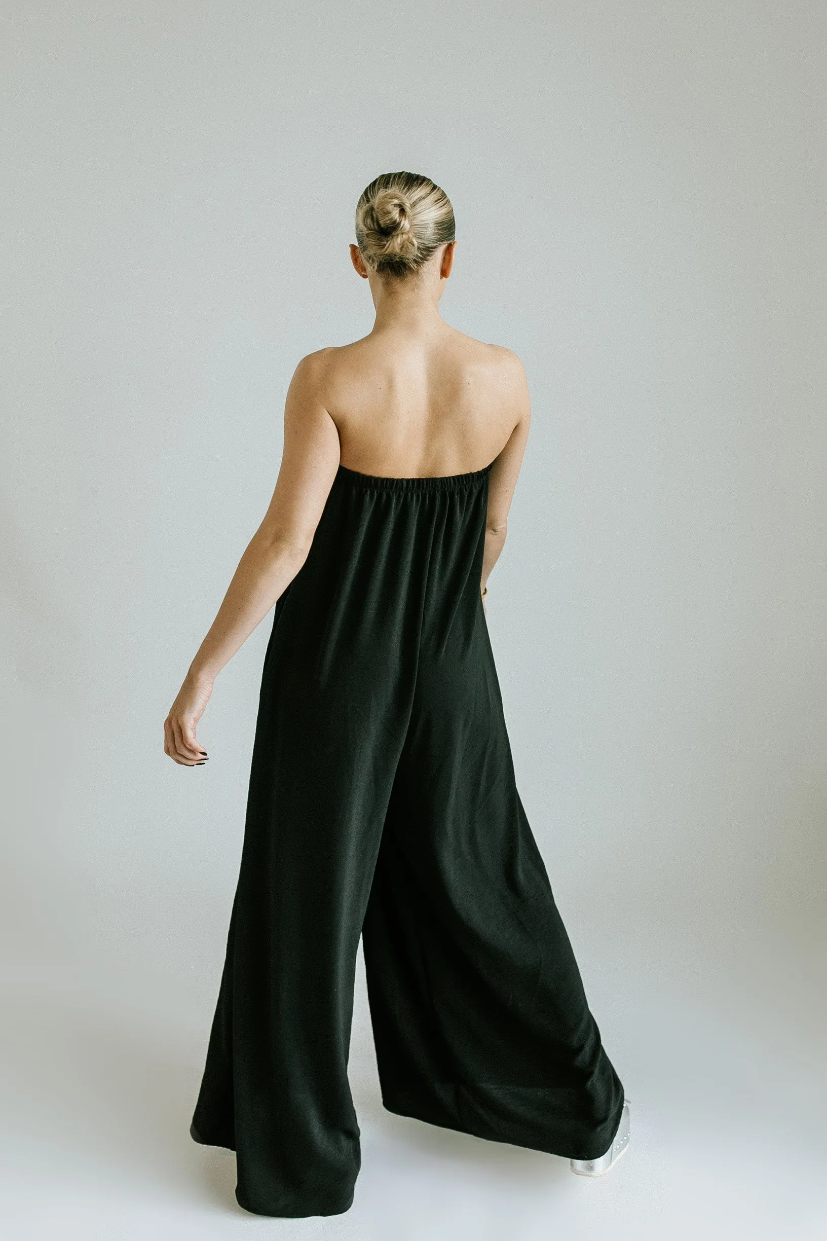 Annabelle Strapless Jumpsuit - Black