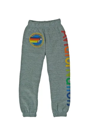AVIATOR NATION KID'S AVIATOR NATION SWEATPANTS - HEATHER GREY