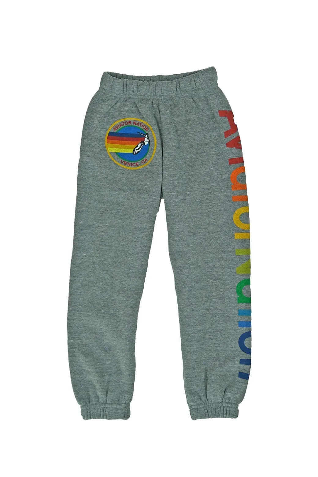 AVIATOR NATION KID'S AVIATOR NATION SWEATPANTS - HEATHER GREY