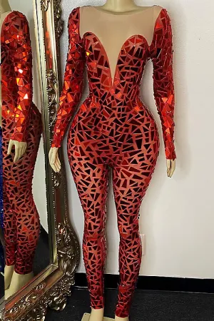 Doja Mirror Luxury Bodysuit (Ready To Ship)