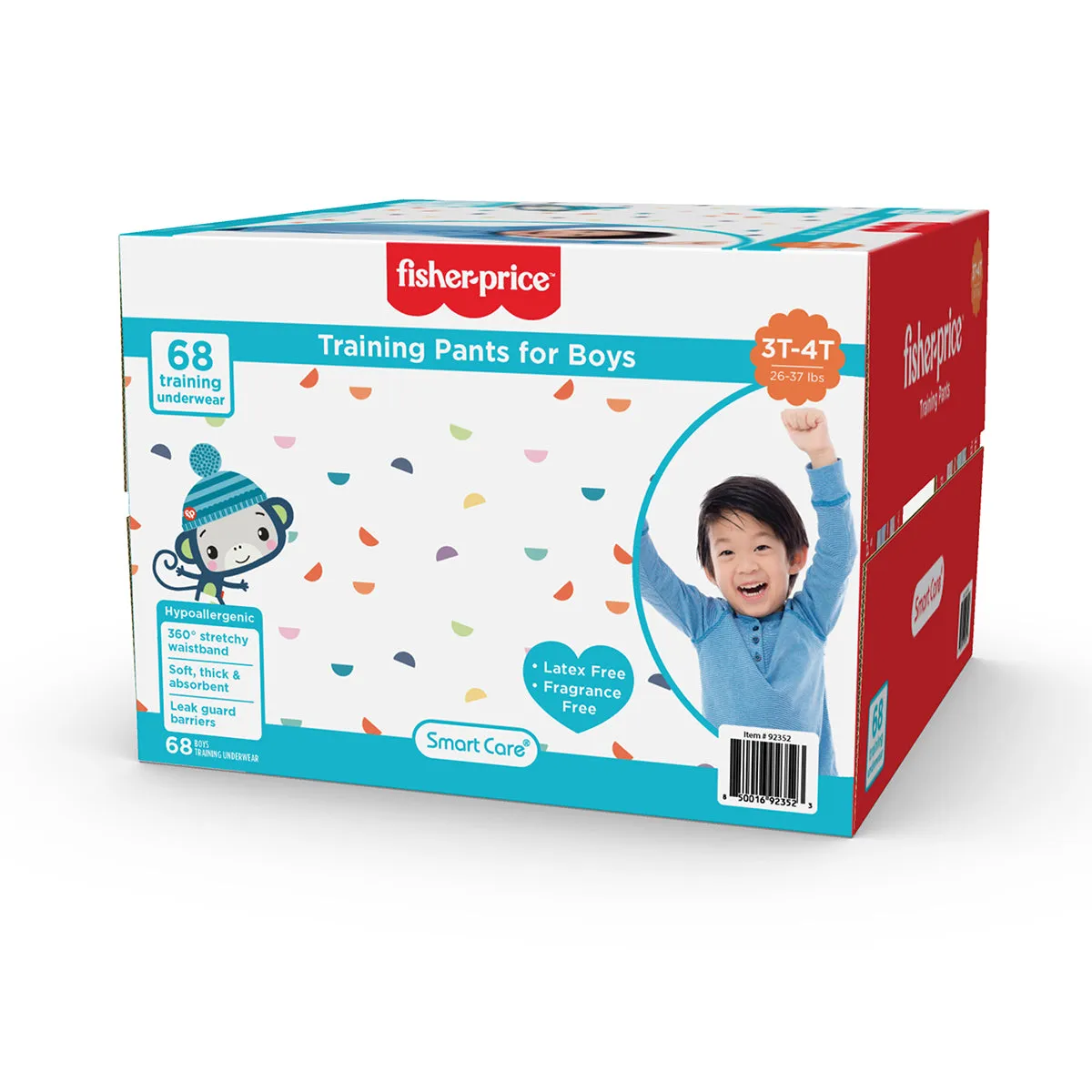 Fisher-Price Training Pants | 3T4T Boys - 68 Counts