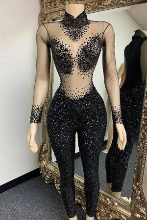 Icon Black Bodysuit (Ready To Ship)