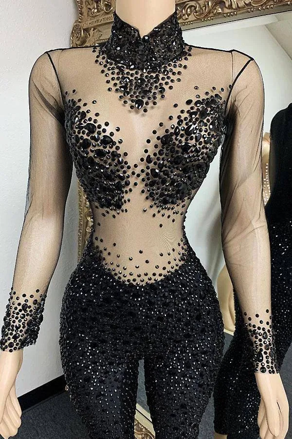 Icon Black Bodysuit (Ready To Ship)
