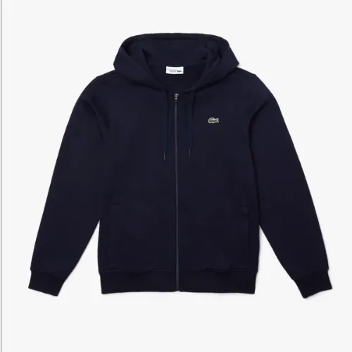 Lacoste Men’s SPORT Lightweight Bi-material Hoodie & Fleece Tennis Sweatpants - Navy Sh9626 51
