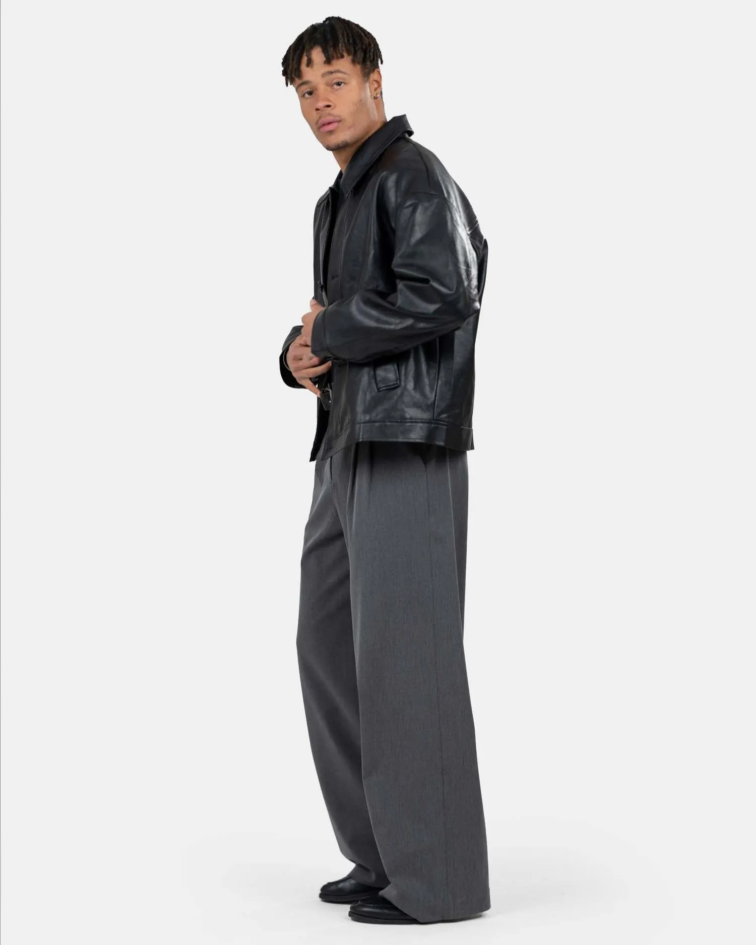 Loose Suitpants Grå