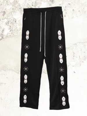 Paly straight-leg  track pants