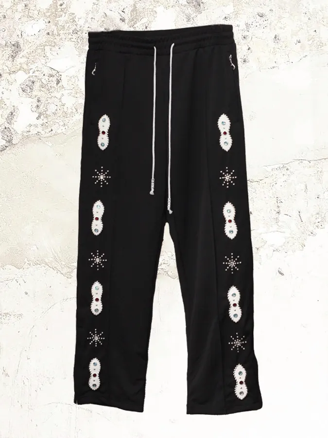 Paly straight-leg  track pants