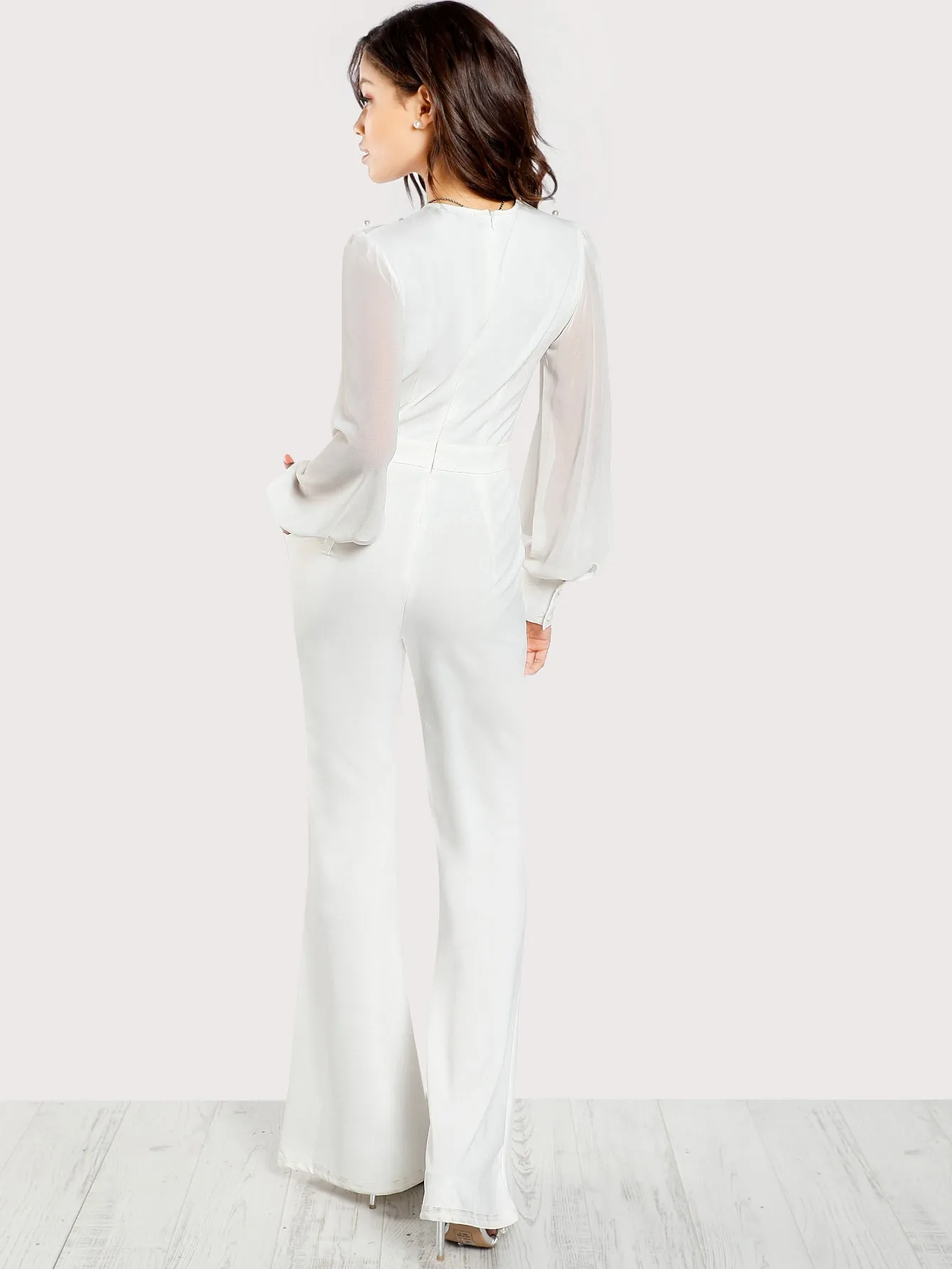 Ruby Pearl Embellished Jumpsuit