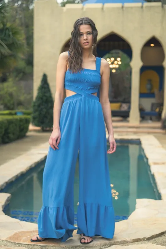 See You Tomorrow Blue Jumpsuit