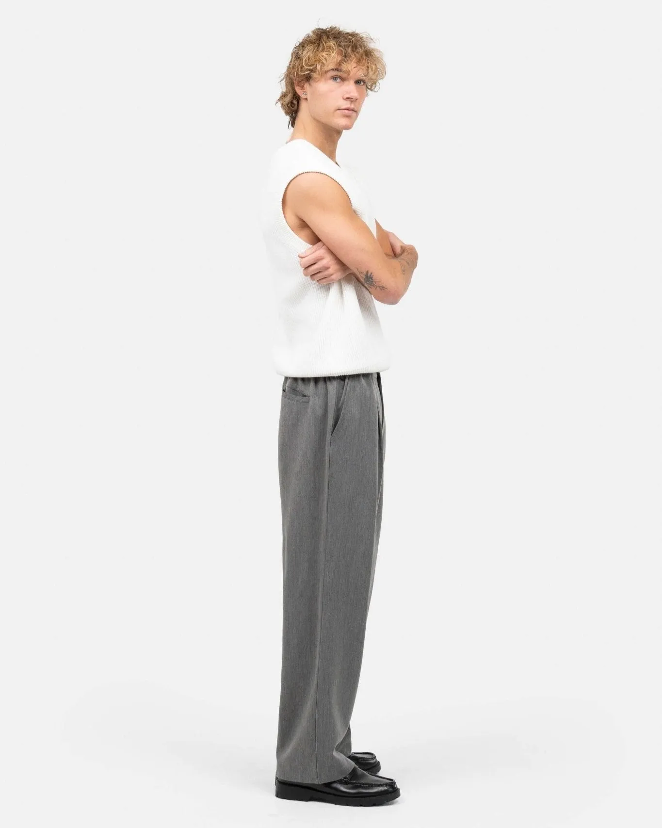 Strikvest Hvid
