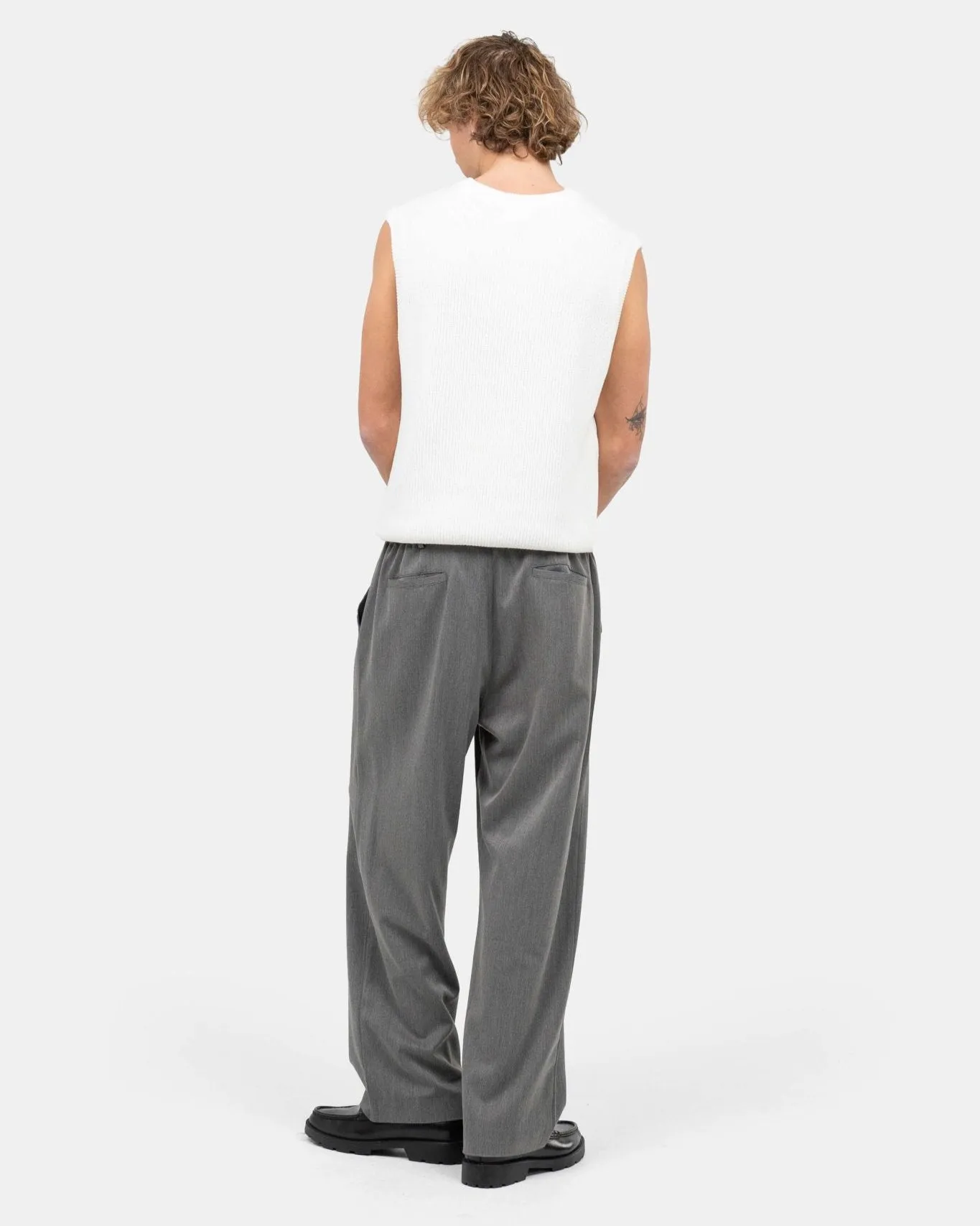 Strikvest Hvid