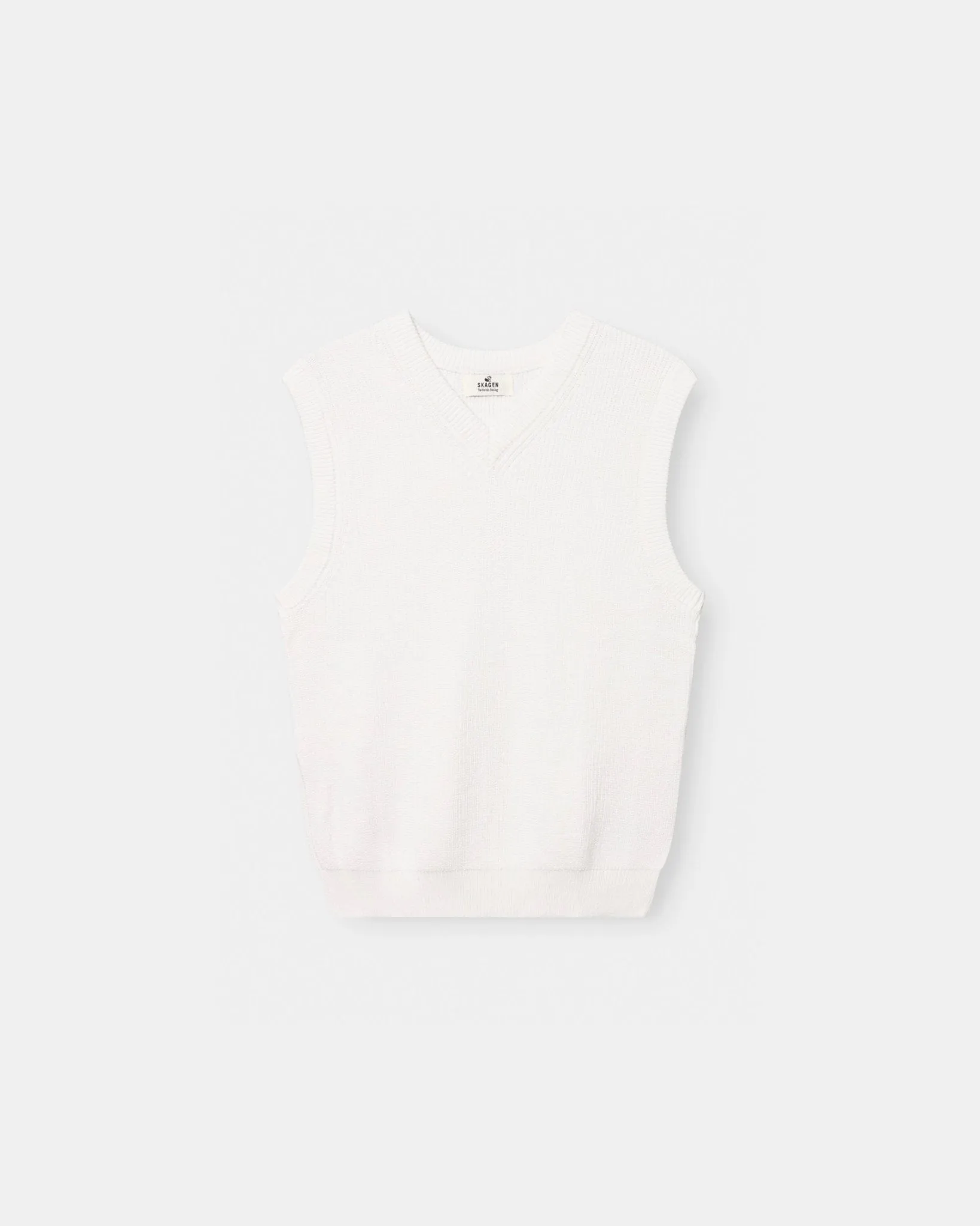 Strikvest Hvid