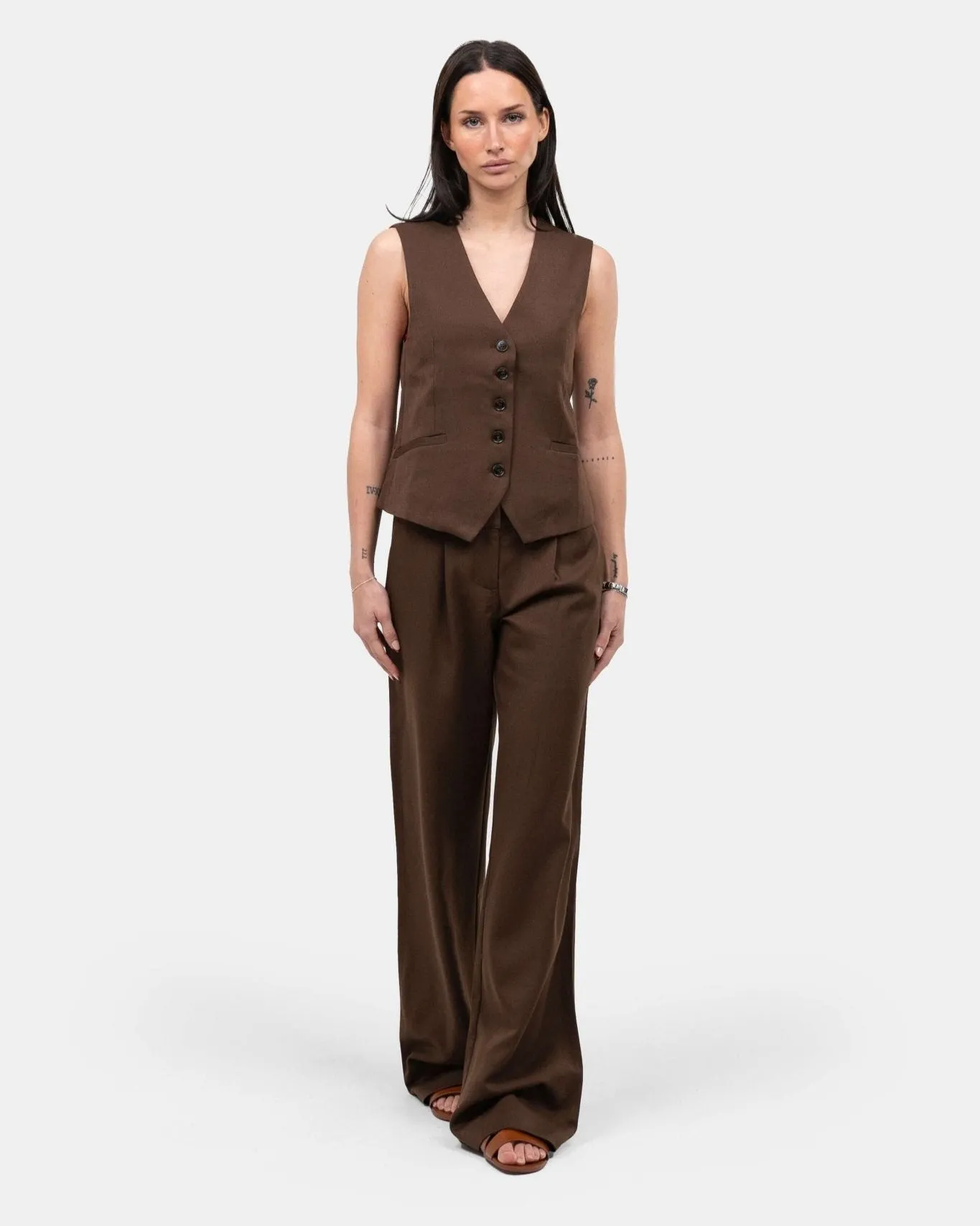 Suitpants Brun