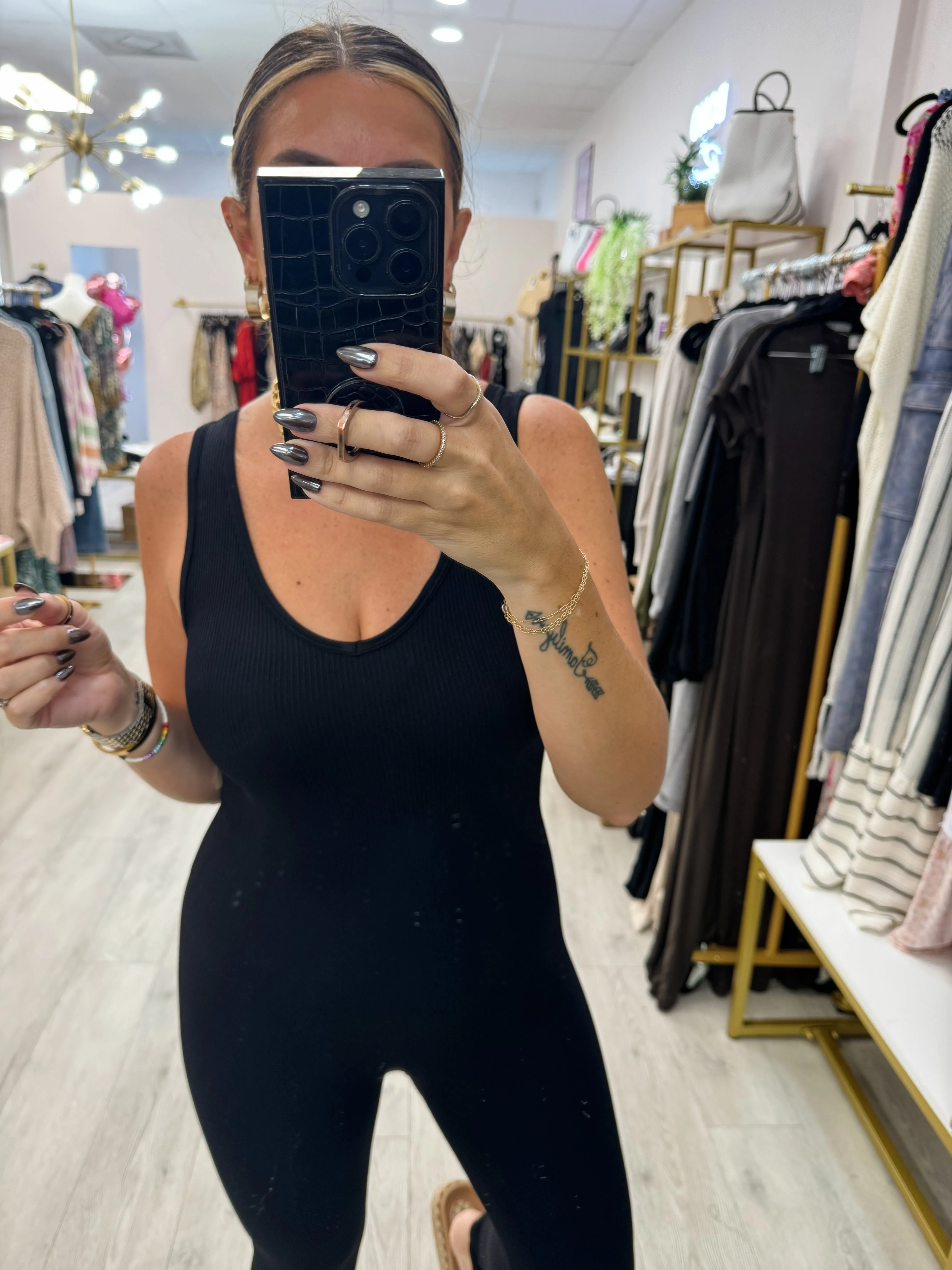 The Ribbed Seamless Catsuit