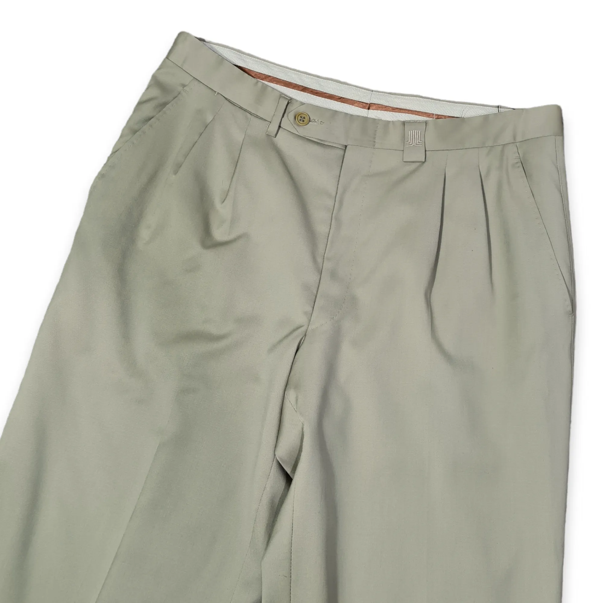 VINTAGE WOOL SUIT PANTS : SIZE 48